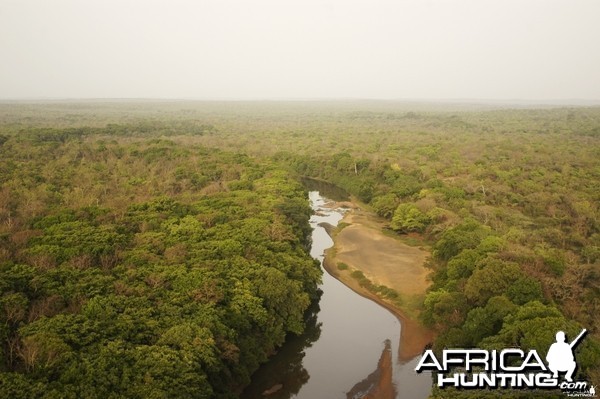 Chinko River in CAR with Central African Wildlife Adventures