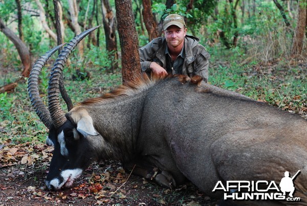 Roan hunted in Central African Republic with CAWA