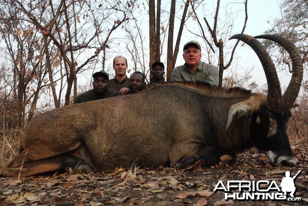 Roan hunted in Central African Republic with CAWA