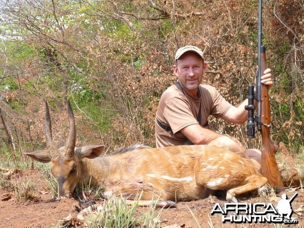 Bushbuck hunted in CAR with Central African Wildlife Adventures