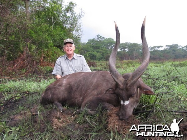 Sitatunga hunted in Central African Republic with CAWA