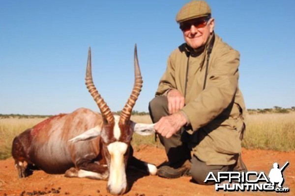Hunting Blesbok with Wintershoek Johnny Vivier Safaris in SA
