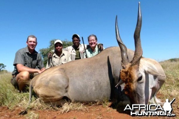 Hunting Eland with Wintershoek Johnny Vivier Safaris in SA