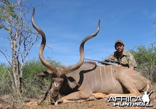 Kudu harvested by Kowas Hunting Safaris