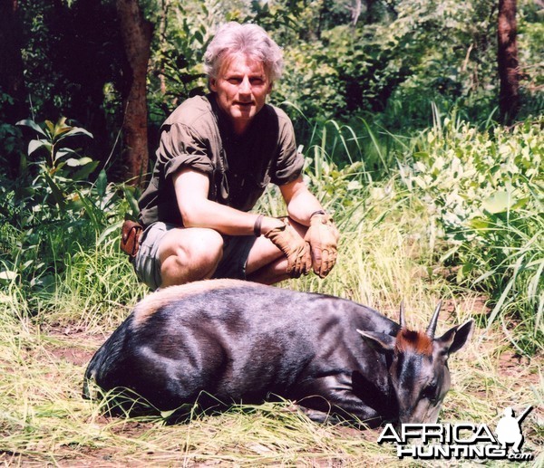 Hunting Yellow Back Duiker in CAR with Rudy Lubin Safaris