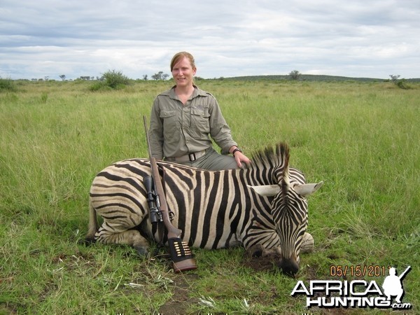 Burchell  Zebra with Kowas Hunting Safaris