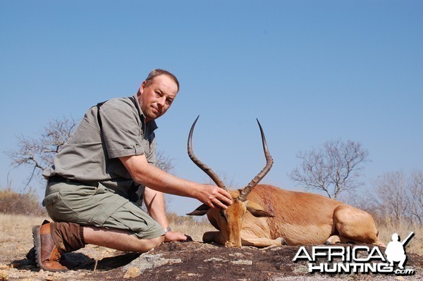 Impala hunted in Zimbabwe