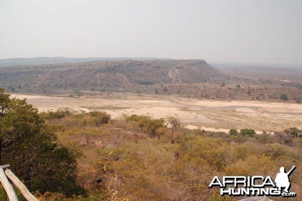 View from Munyuli camp in the Omay Zimbabwe