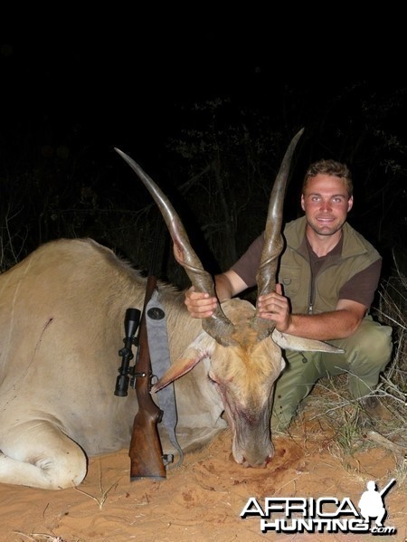 38&quot; Livingstone Eland shot in northern Namibia