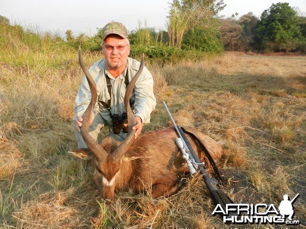 32 inch Sitatunga hunted in Zambia