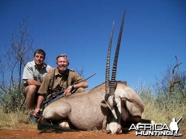 Gemsbok Hunt at HartzView Hunting Safaris