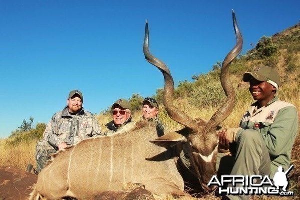 Kudu hunted in South Africa