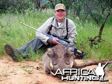 Hunting Warthog Namibia