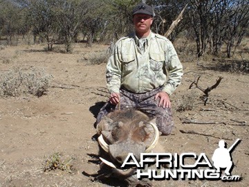 Hunting Warthog Namibia