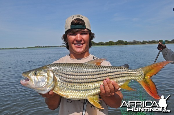 Fishing in Namibia, Zambezi river