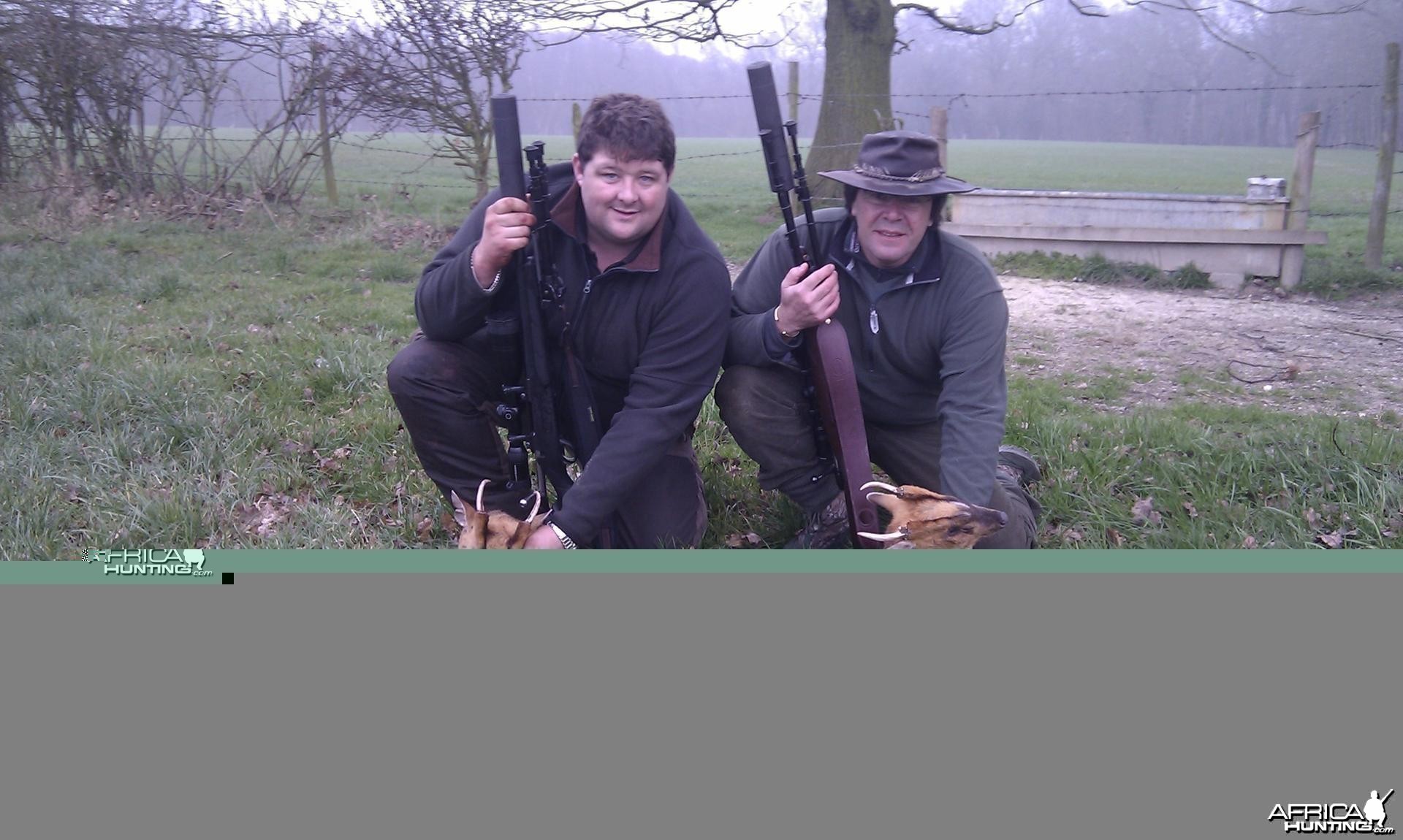 Muntjac hunt in the UK