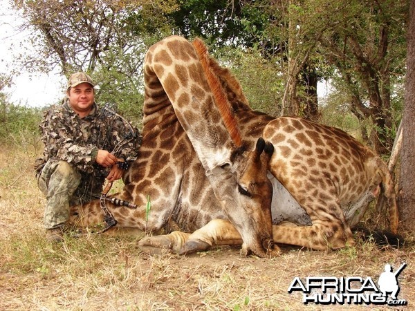 Bowhunting Giraffe in South Africa with Dalerwa Ventures for Wildlife
