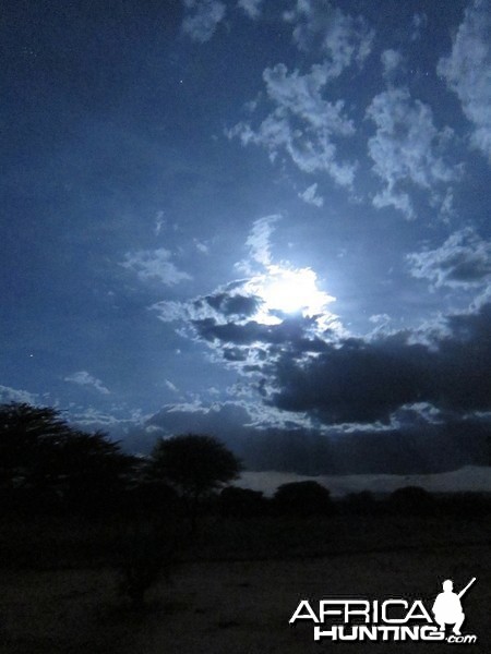 Namibia at night
