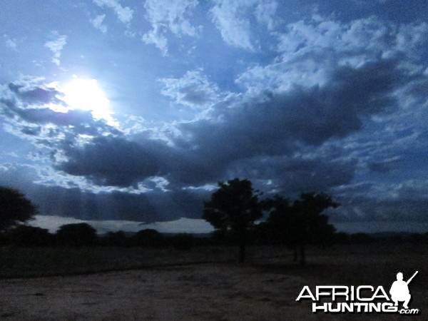 Namibia at night