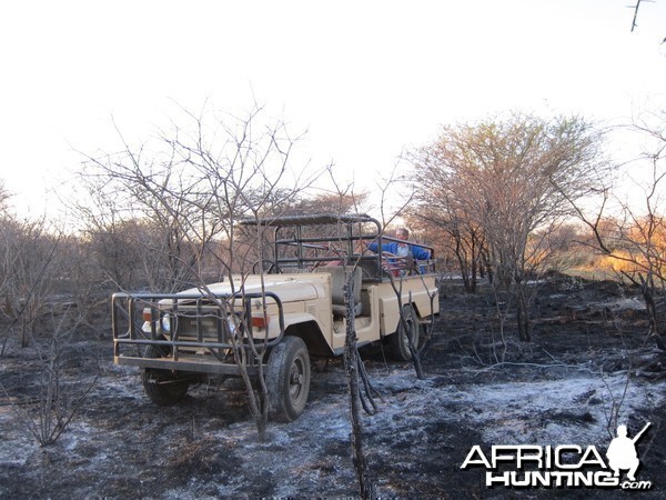 Controlled Bush Fire Namibia