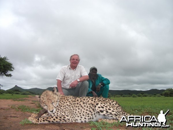 Hunting Cheetah in Namibia with Ozondjahe Hunting Safaris