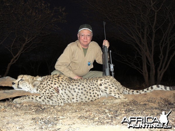 Hunting Cheetah in Namibia with Ozondjahe Hunting Safaris