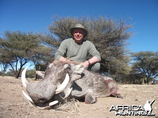 Hunting Warthog in Namibia