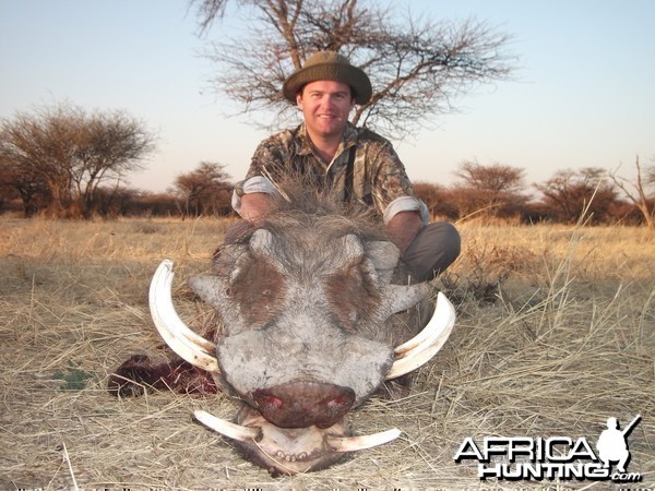 Hunting Warthog in Namibia