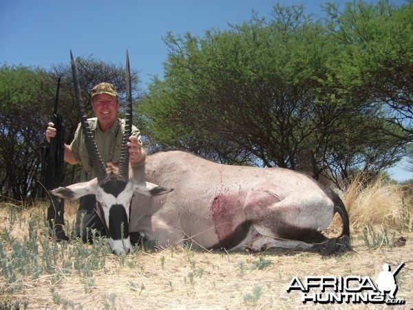 Hunting Gemsbok in Namibia