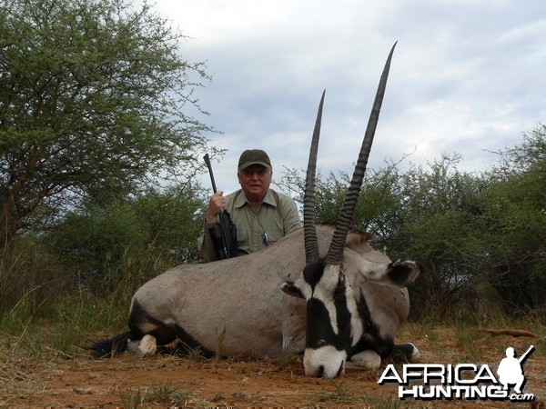 Hunting Gemsbok in Namibia