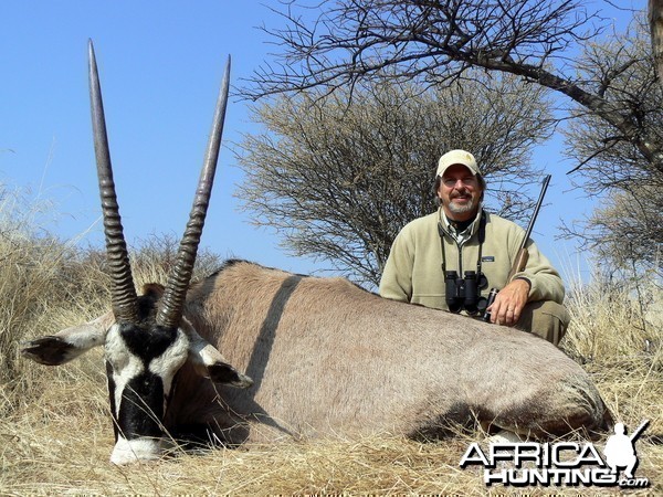 Hunting Gemsbok in Namibia