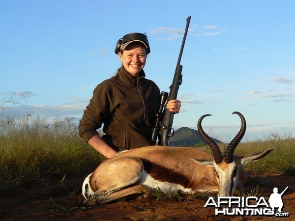 Hunting Springbok in Namibia