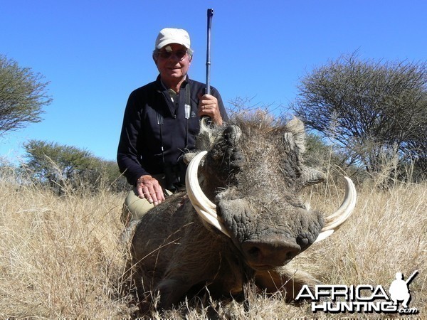 Hunting Warthog in Namibia