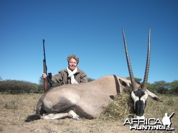 Hunting Gemsbok in Namibia