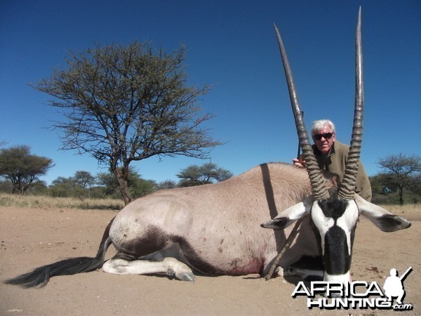 Hunting Gemsbok in Namibia