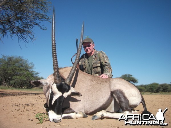 Hunting Gemsbok in Namibia