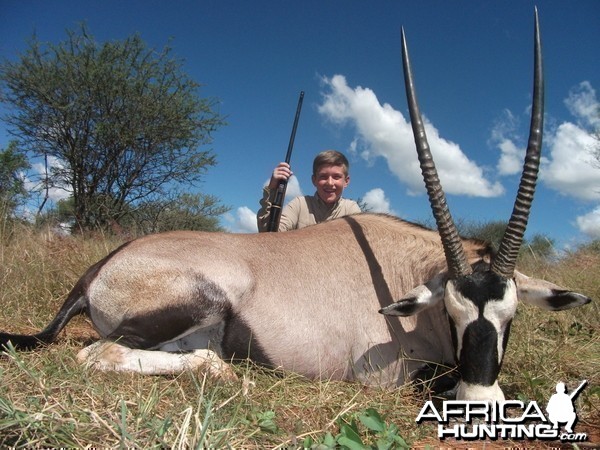 Hunting Gemsbok in Namibia