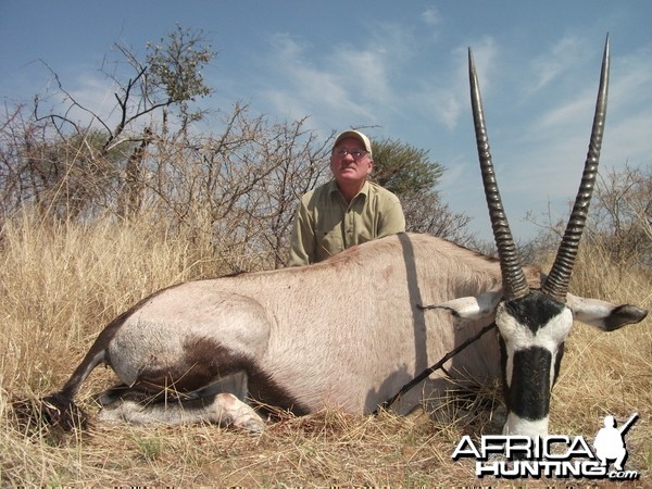 Hunting Gemsbok in Namibia