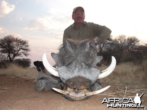 Hunting Warthog in Namibia