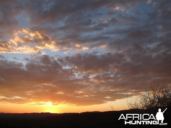 Sunset Damaraland Namibia