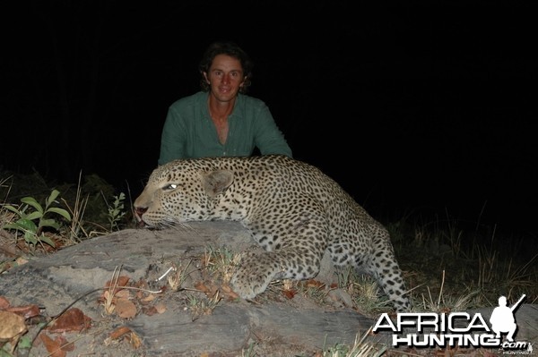 Big Leopard Selous Hunting Tanzania