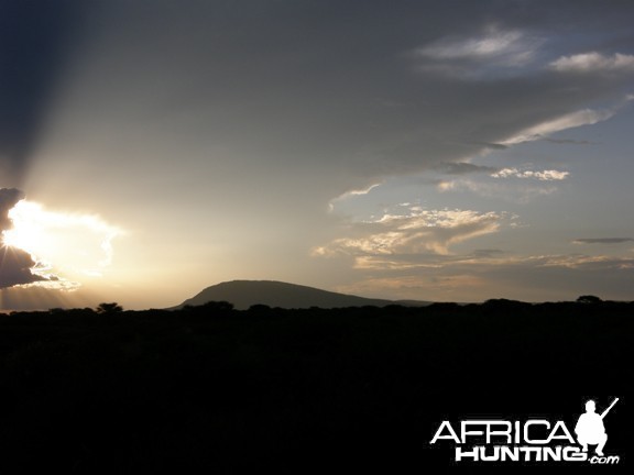 Sunset Namibia