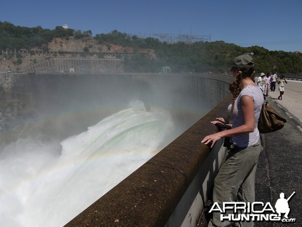 kariba dam april 2010 with the gates open