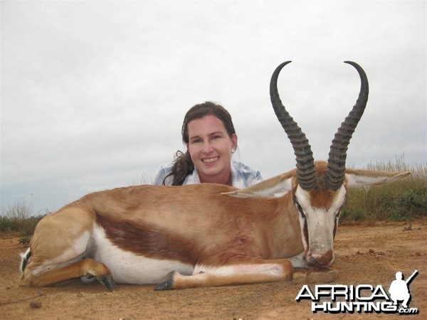 Cape Springbuck hunted with Andrew Harvey Safaris