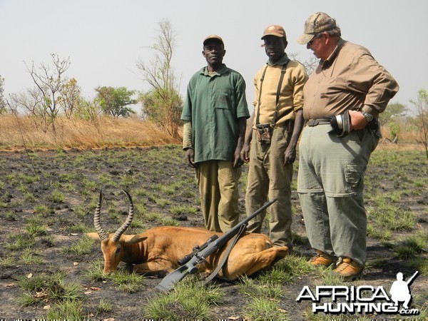 Western/Buffon Kob hunted in Benin with Club Faune