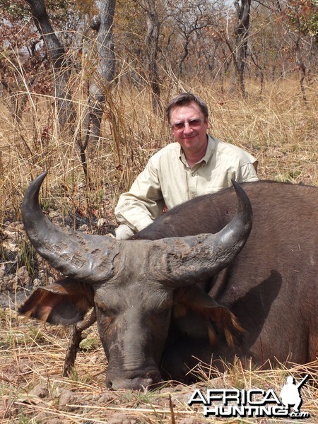 West African Savannah Buffalo hunted in Cameroon with Club Faune