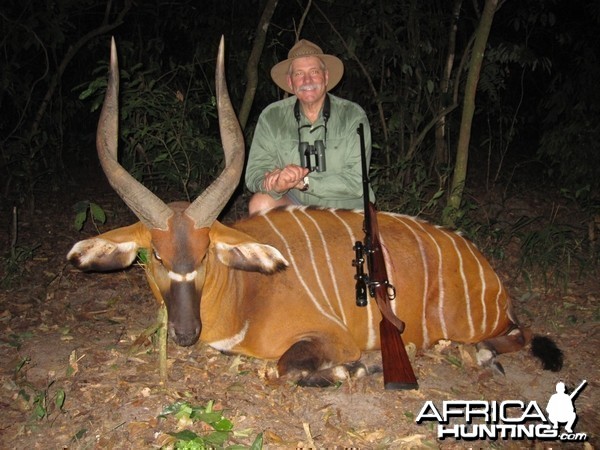 Bongo hunted in Central Africa with Club Faune