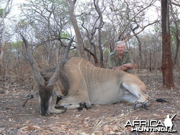 Lord Derby Eland hunted in Central Africa with Club Faune