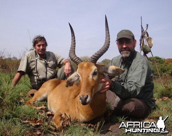 Western Kob/Buffon hunted in Central Africa with Club Faune