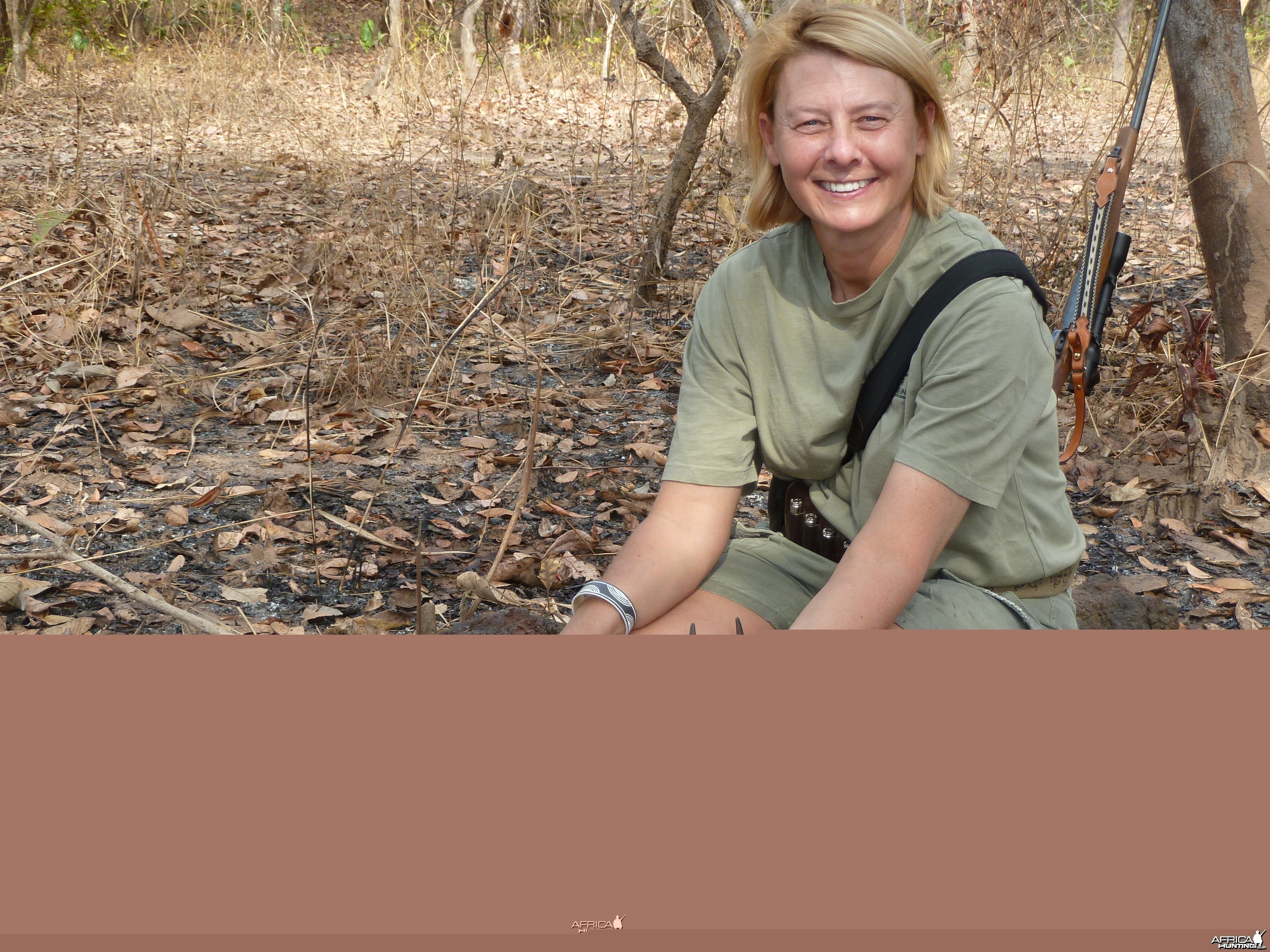 Red-Flanked Duiker hunted in Central Africa with Club Faune